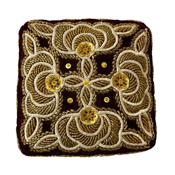 Vintage Traditional Embroidered Multicolor Uzbek Tajik Tubeteika Skullcap Hat - Picture 3 of 5